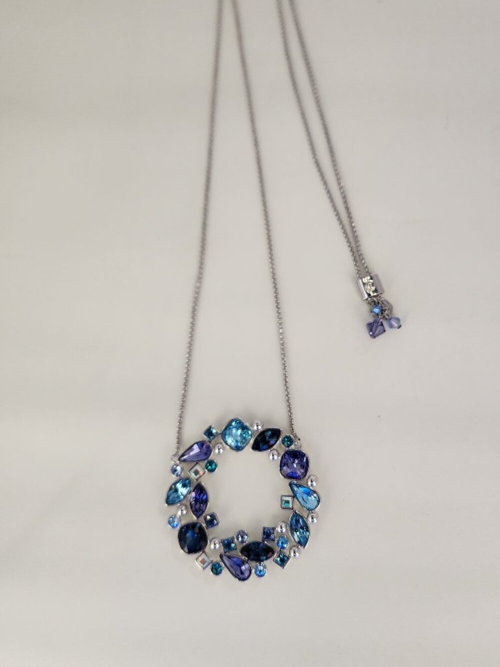Touchstone Crystal Well Rounded Pendant Necklace